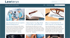 Desktop Screenshot of lawteryx.com